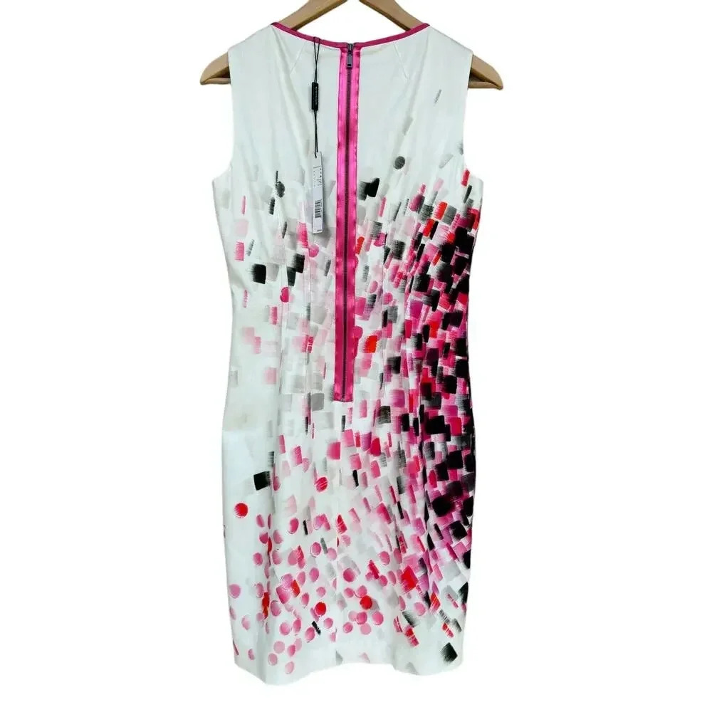 New with Tags Elie Tahari Celebration Emory Sheath Dress Size 4 - Picture 4 of 13